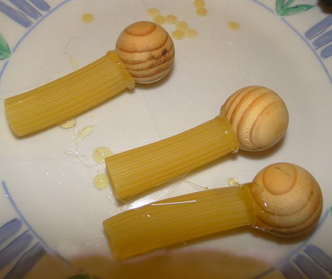 New Year’s angel made of pasta: step-by-step master class 3