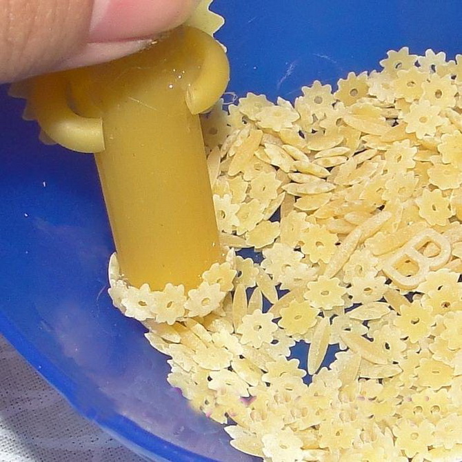 New Year’s angel made of pasta: step-by-step master class 9