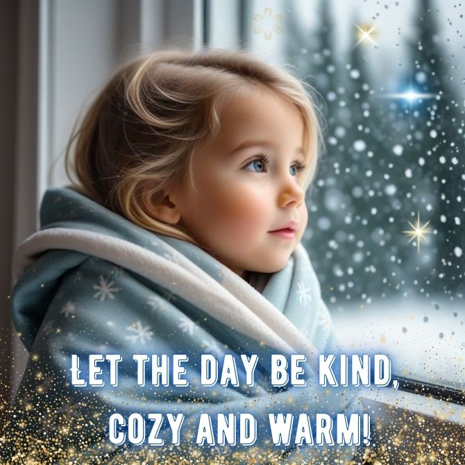 Pictures of a good winter day – winter cards with wishes 2