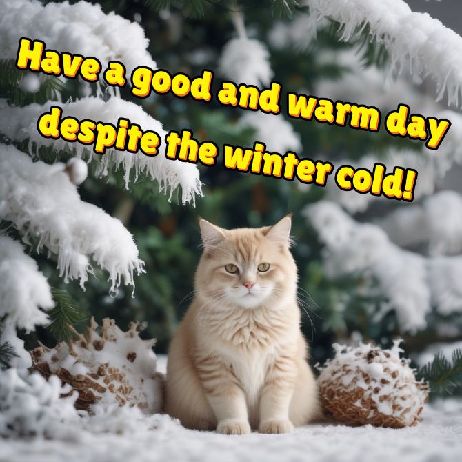 Pictures of a good winter day – winter cards with wishes 17