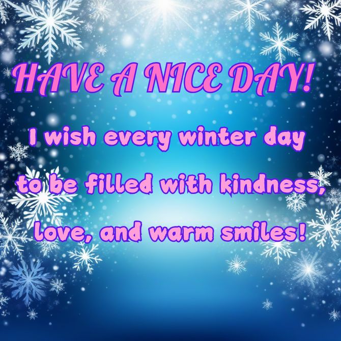 Pictures of a good winter day – winter cards with wishes 9