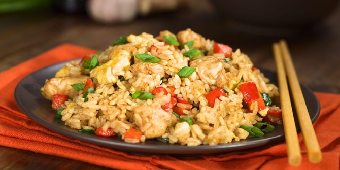 Spicy fried rice with vegetables: how to cook 1