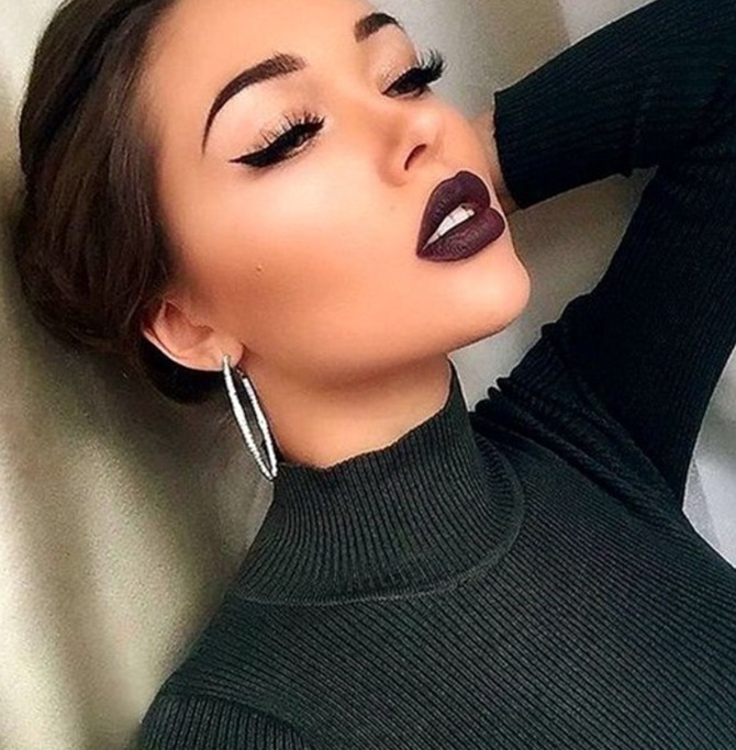 Makeup in cold shades: 5 fashionable ideas 4