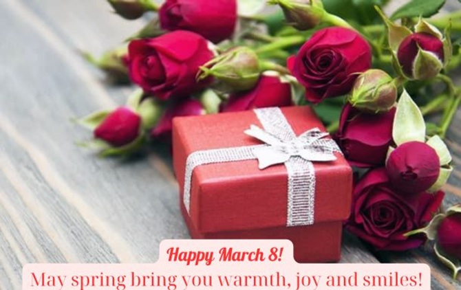 Happy March 8: pictures, greetings, postcards 9