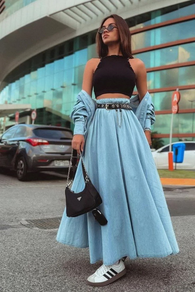 A-line skirt looks: a trend worth trying 4