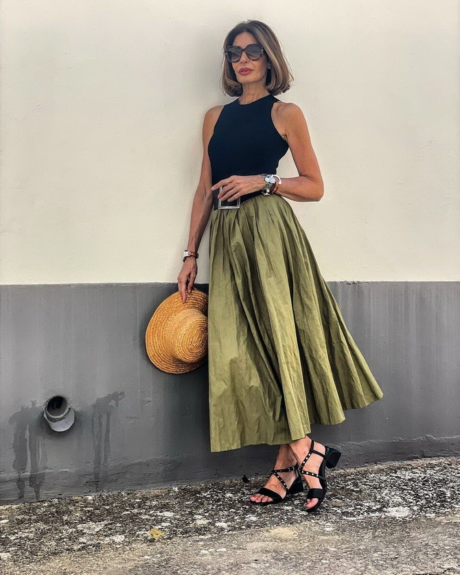 A-line skirt looks: a trend worth trying 15