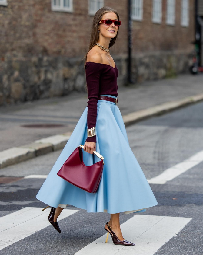 A-line skirt looks: a trend worth trying 2