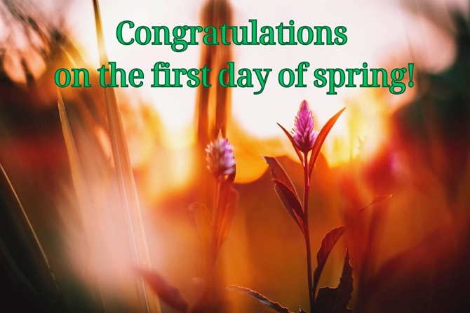 Happy First Day of Spring: beautiful wishes in pictures, poems and prose 4