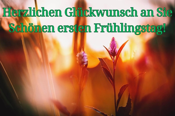 Alles Gute zum ersten Frühlingstag: schöne Wünsche in Bildern, Gedichten und Prosa 4