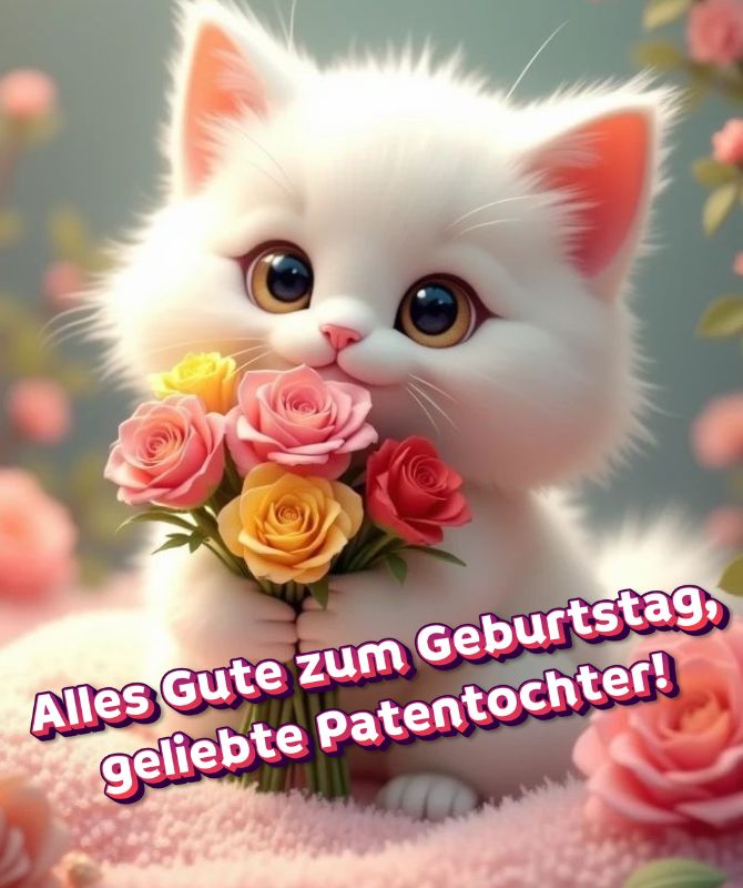 Alles Gute zum Geburtstag, Patentochter: Zärtliche Worte in Prosa, Poesie, Postkarten 2