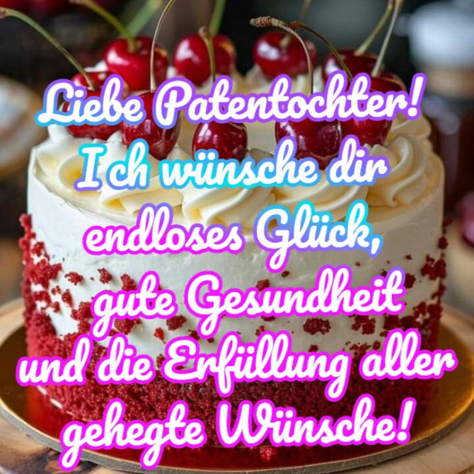 Alles Gute zum Geburtstag, Patentochter: Zärtliche Worte in Prosa, Poesie, Postkarten 4