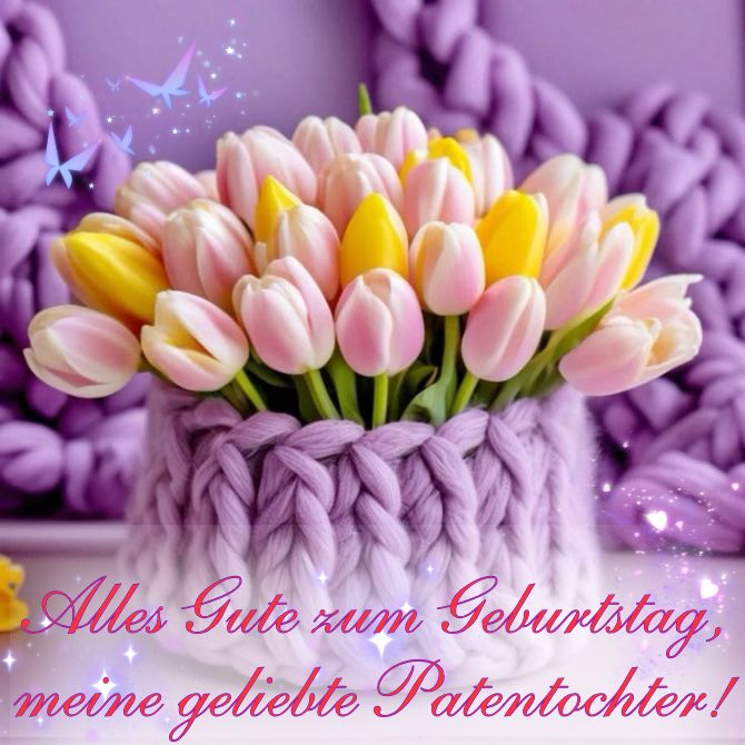 Alles Gute zum Geburtstag, Patentochter: Zärtliche Worte in Prosa, Poesie, Postkarten 6