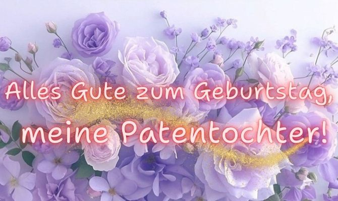 Alles Gute zum Geburtstag, Patentochter: Zärtliche Worte in Prosa, Poesie, Postkarten 8