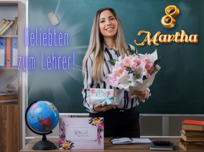 Berührende Glückwünsche zum 8. März an den Lehrer in Prosa, Poesie, Bildern 1