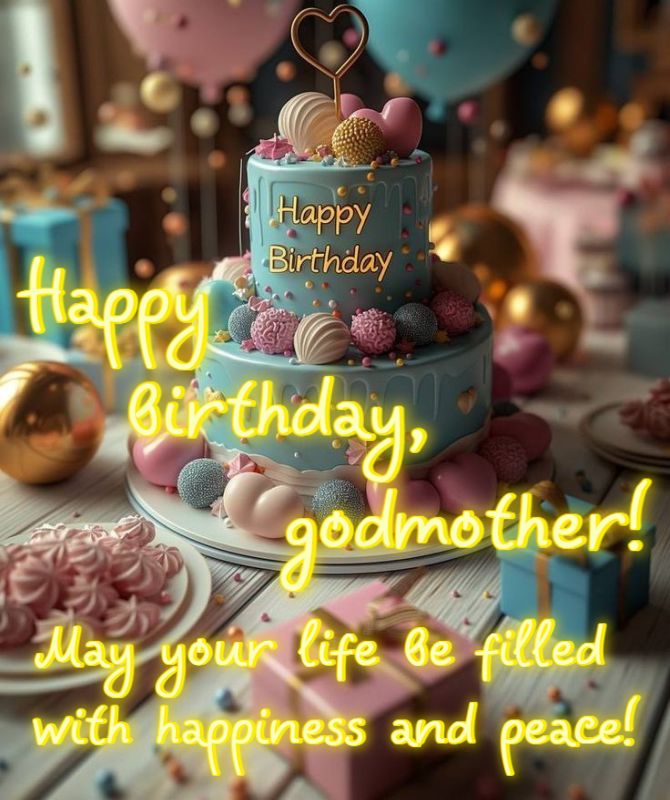 Beautiful birthday greetings to godmother from goddaughter and godson 8