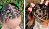 Hairstyles with elastic bands for children: ideas for different looks