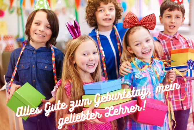 Berührende Geburtstagsgrüße an den Lehrer in Versen, Postkarten, Prosa 2