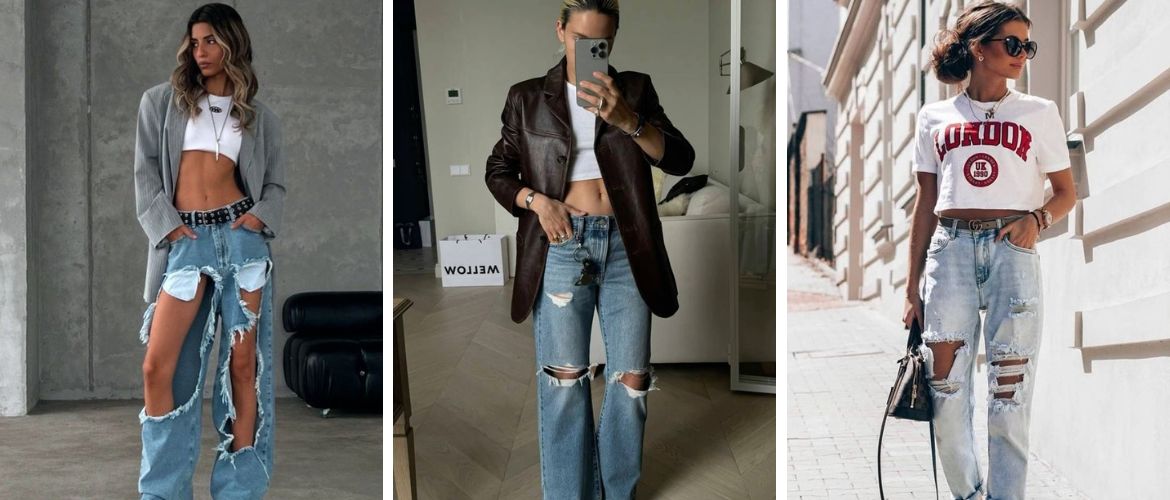 Ripped jeans: a fashionable hit of the season for summer 2025