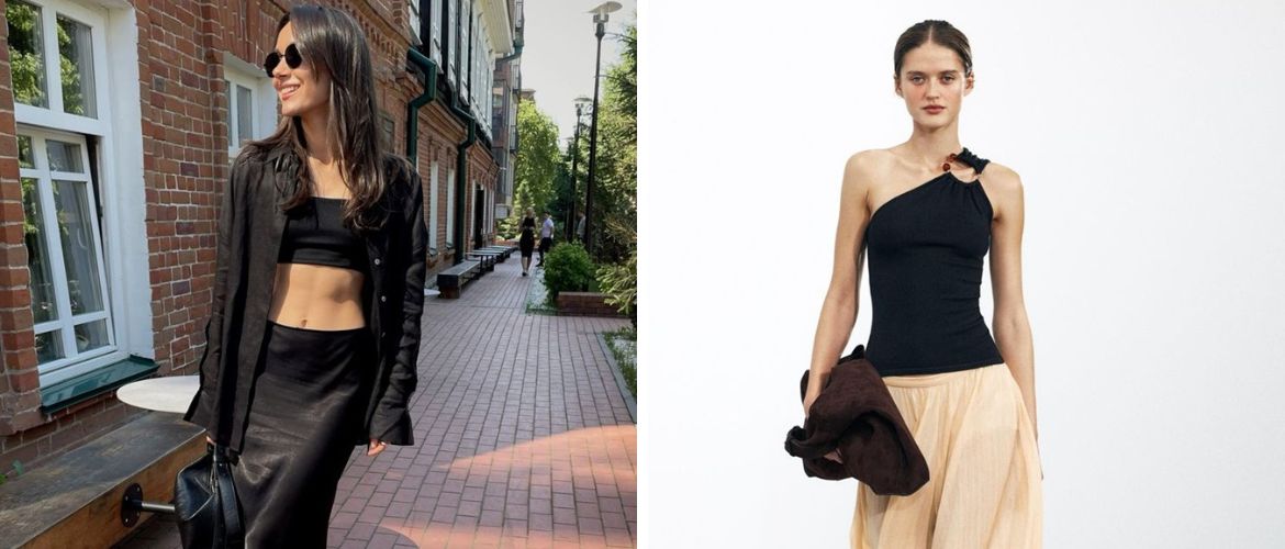What tops will be in fashion in the summer of 2025: current models