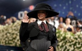 Ріанна на Met Gala 2025 оголосила про третю вагітність