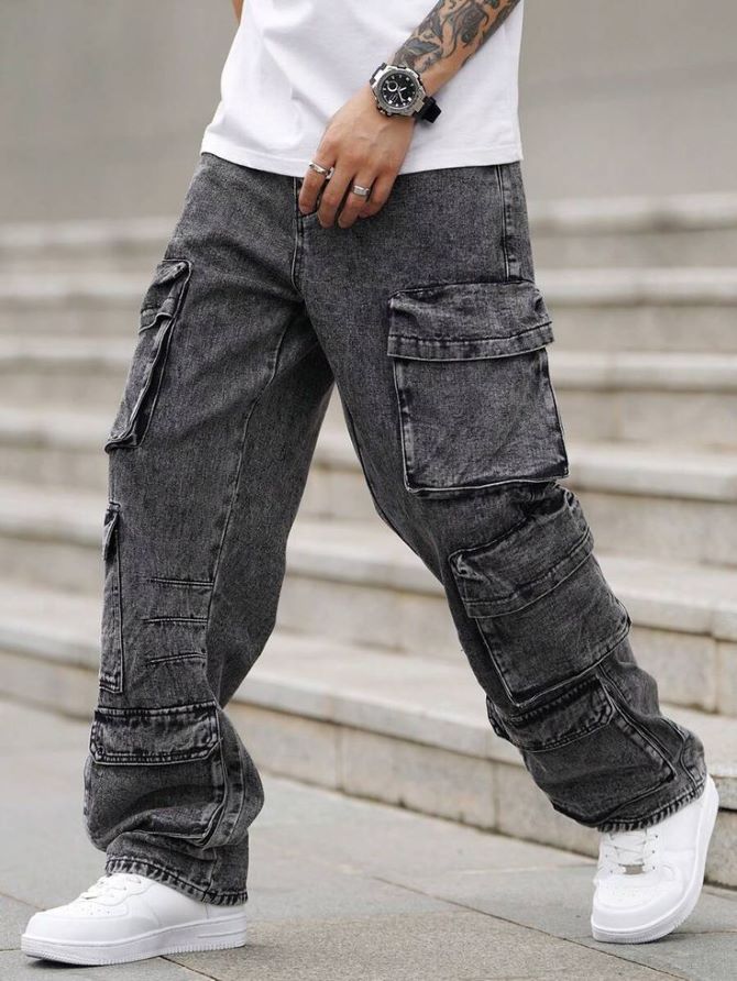 What jeans will be in fashion for men in 2025: stylish accents 5