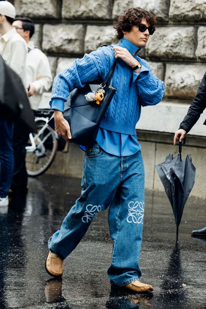 What jeans will be in fashion for men in 2025: stylish accents 8