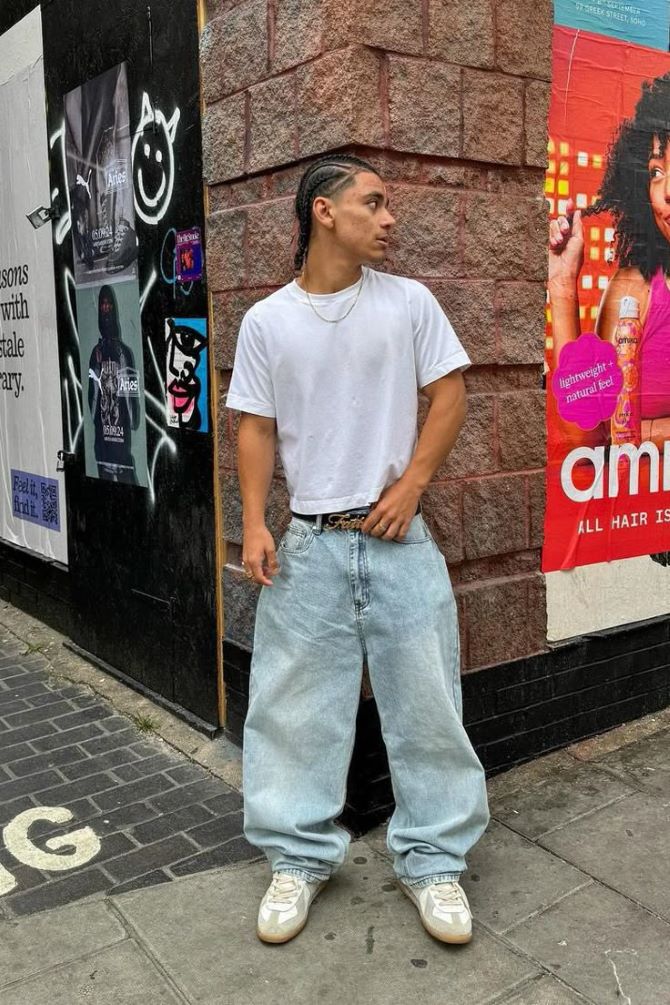 What jeans will be in fashion for men in 2025: stylish accents 10