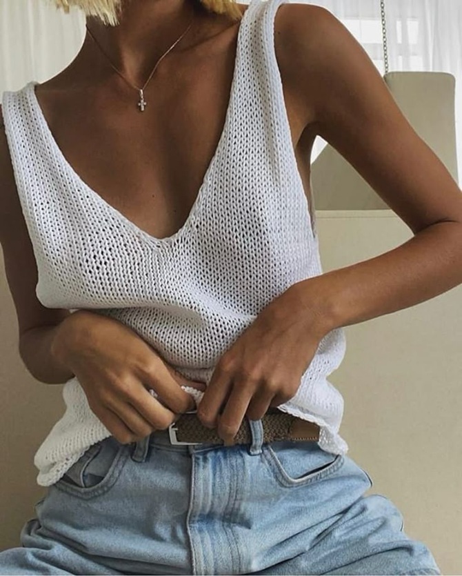 What tops will be in fashion in the summer of 2025: current models 5