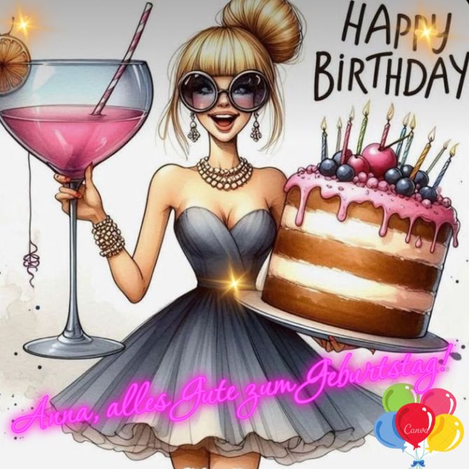 Alles Gute zum Geburtstag, Anja – schöne Glückwünsche in Versen, Prosa und Postkarten 2