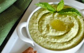Erfrischender Erbsen-Hummus mit Minze: Zubereitung