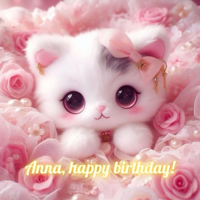 Happy Birthday, Anya – beautiful congratulations and wishes in verse, prose, postcards 3