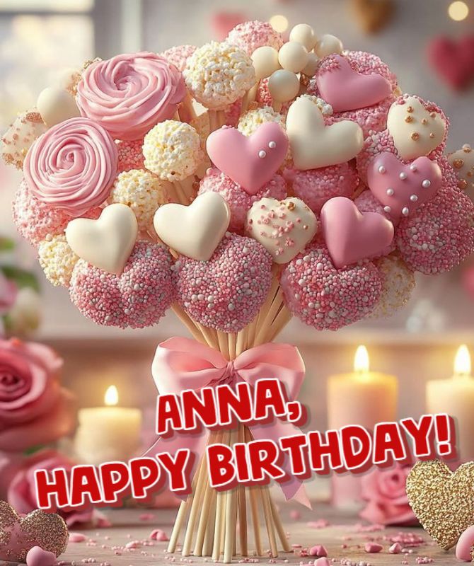 Happy Birthday, Anya – beautiful congratulations and wishes in verse, prose, postcards 4
