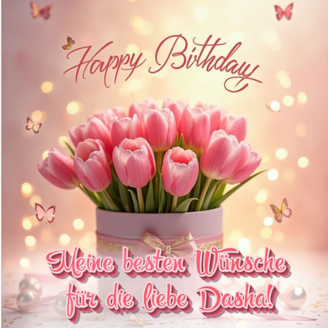 Alles Gute zum Geburtstag, Dascha! Glückwünsche in Versen, Prosa und Postkarten 5
