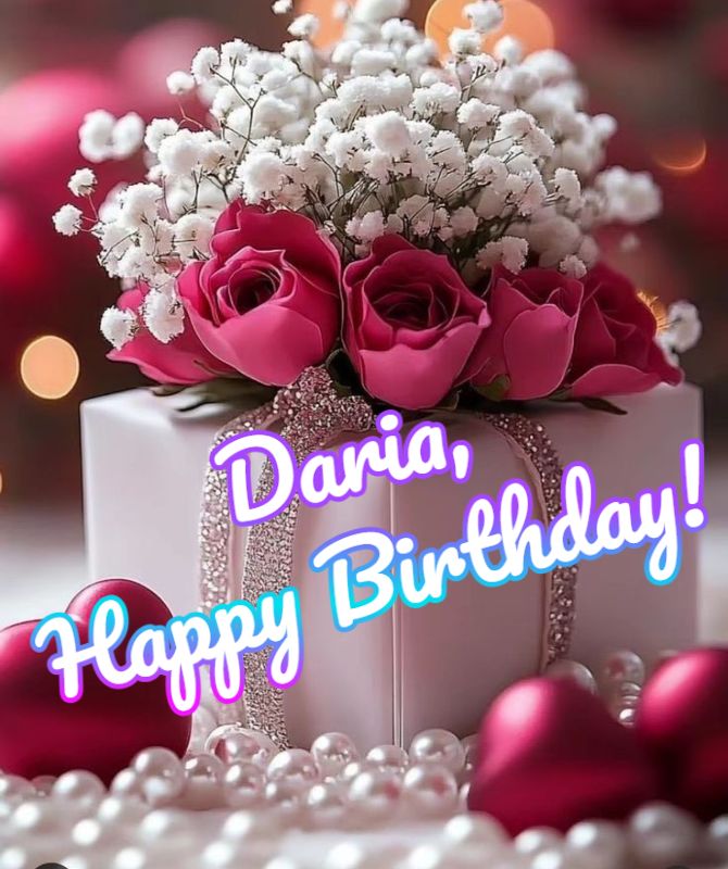 Happy Birthday, Dasha! Congratulations in verse, prose, postcards 4