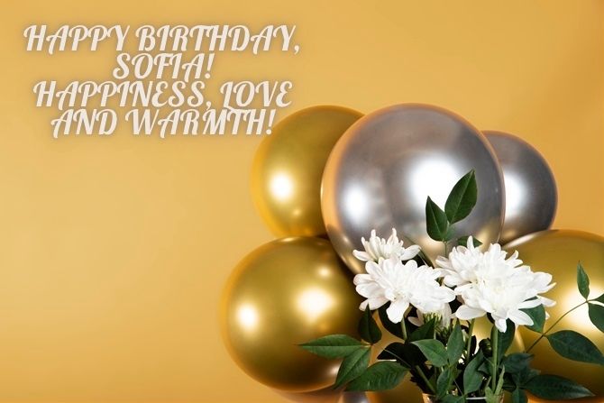 Happy Birthday, Sofia! Beautiful congratulations in prose, pictures, verses 3