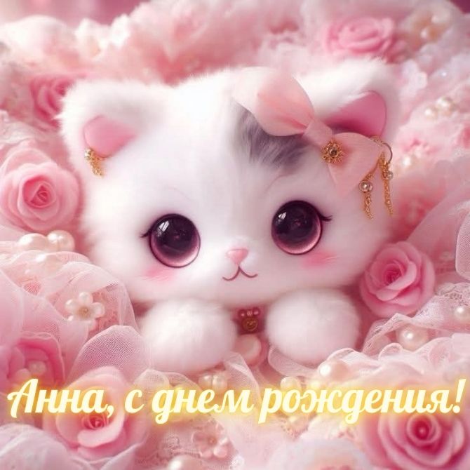 С днем рождения, Аня — красивые поздравления и пожелания в стихах, прозе, открытках 3