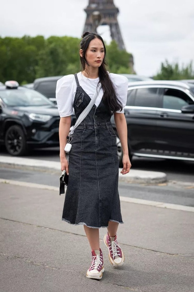 Denim sundress – the main hit of summer 2025 7