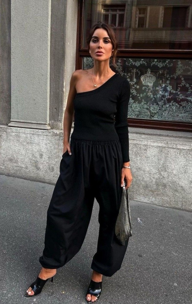 Fashionable harem pants 2025: how to wear and what to combine with 11