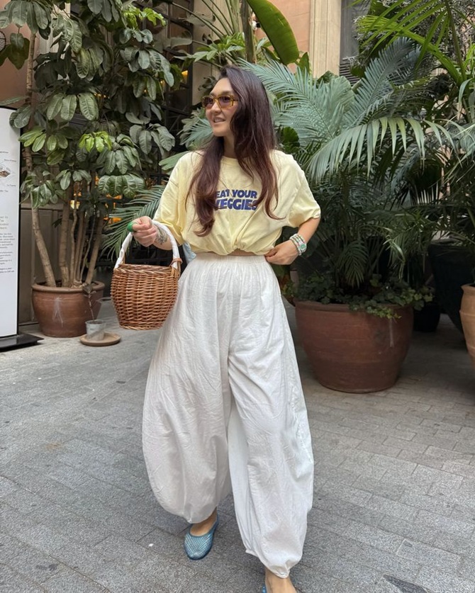Fashionable harem pants 2025: how to wear and what to combine with 13