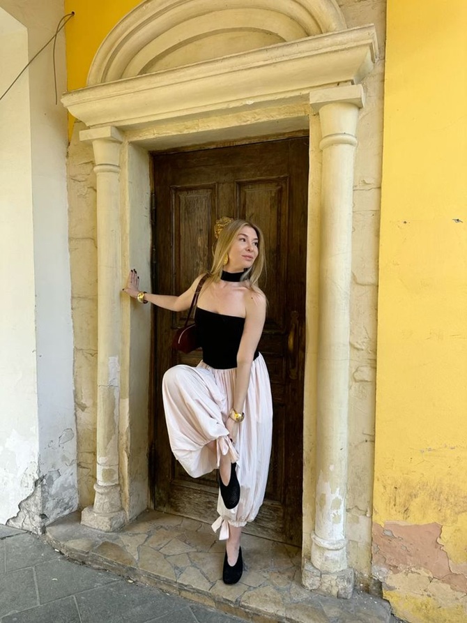 Fashionable harem pants 2025: how to wear and what to combine with 3