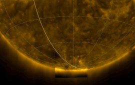 Wissenschaftler haben erstmals ein Foto vom Sonnenpol aufgenommen
