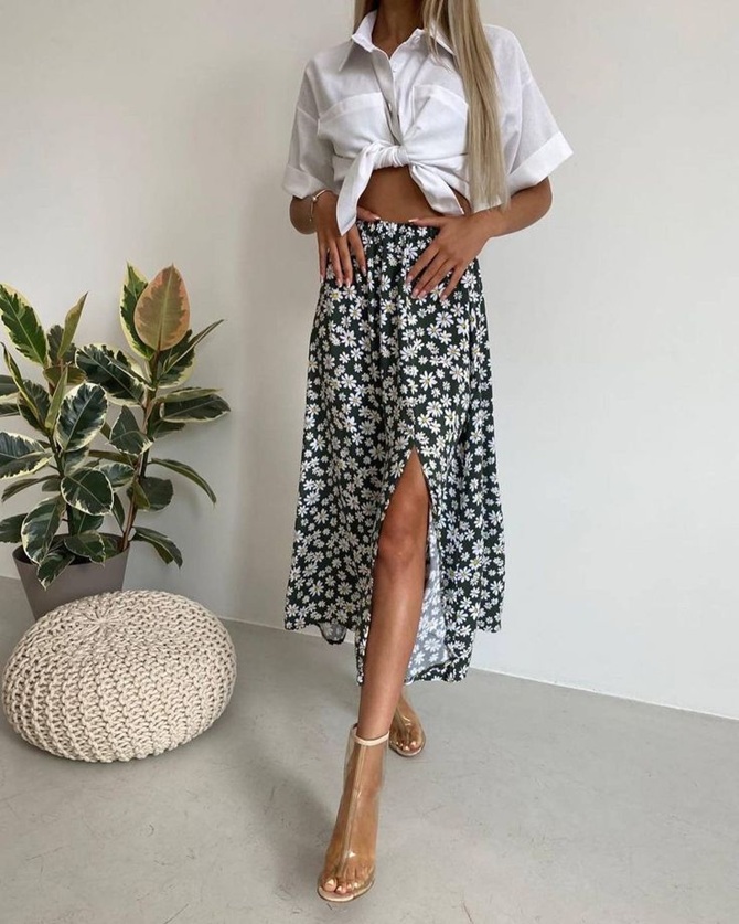 Fashionable skirts with floral print for summer 2025: how to wear and what to combine with 2