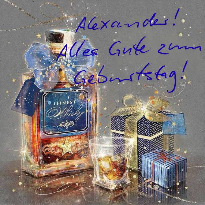 Berührende Glückwünsche für Alexander in Prosa, Gedichten und Postkarten 3