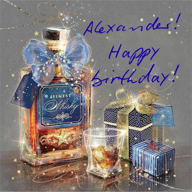 Touching congratulations for Alexander in prose, poetry, postcards 3