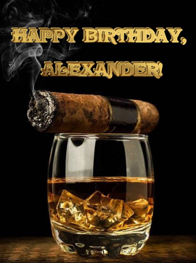 Touching congratulations for Alexander in prose, poetry, postcards 4