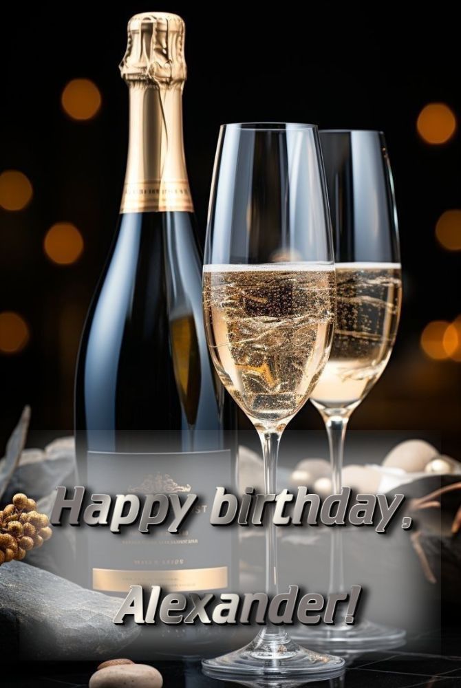 Touching congratulations for Alexander in prose, poetry, postcards 6
