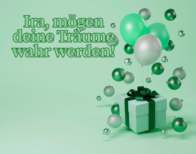 Alles Gute zum Geburtstag, Irina! Rührende Glückwünsche in Versen, Prosa und auf Postkarten 3