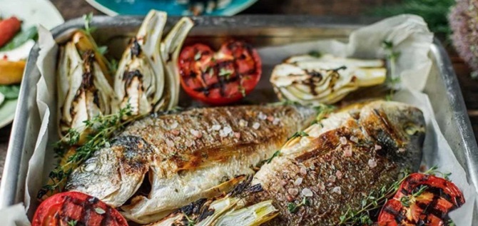Grilled fish steaks: TOP-3 recipes 3