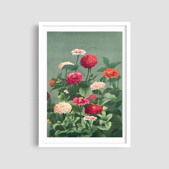 Постер у білій рамці Roomy "Blooming Garden