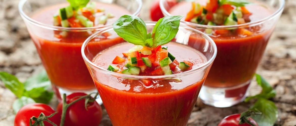 Die 5 besten kalten Suppen mit Tomaten: Schritt-für-Schritt-Rezepte